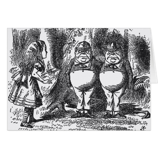 Tweedledum y Tweedledee (Anverso (Horizontal))
