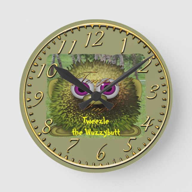 Tweezle el reloj de los Personalizados divertidos  (Anverso)