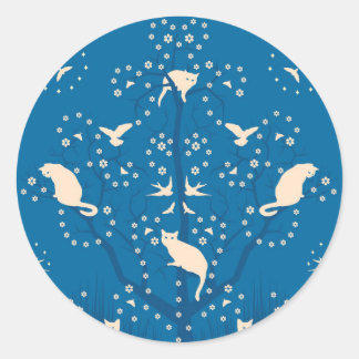 Twilight Tomcats Pegatina Glosario Redondo