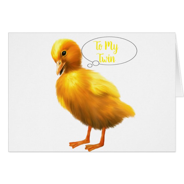 **TWIN** CHICK TE OFRECE *FELICIDAD MÁS FÁCIL* (Anverso (Horizontal))