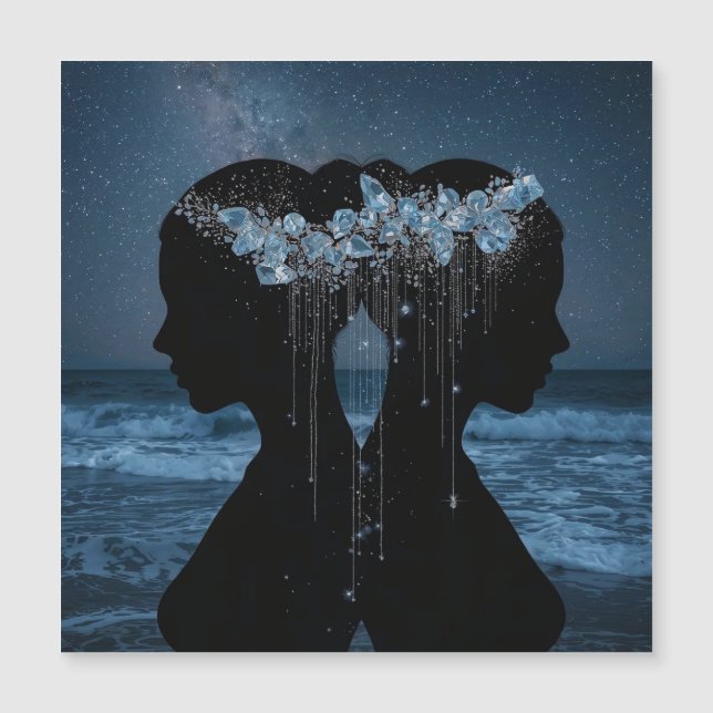 Twin Souls Beneath the Stars (Anverso)