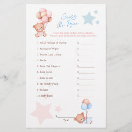 Twin Teddy Bears Adivinan El Volante Del Juego De