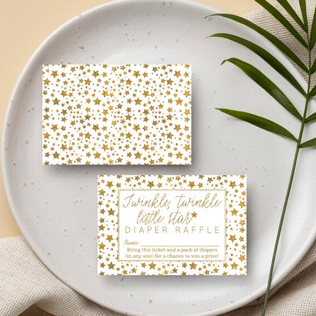 Twink Twinkle Little Star Baby Showr Diaper Raffle (Subido por el creador)