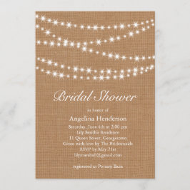 Twinkle ilumina la invitación a la ducha de novia 