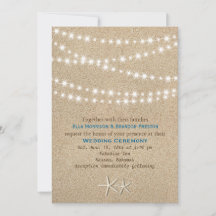 Twinkle Lights Invitación a la boda de destino