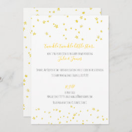 Twinkle Little Stars Baby Shower Invitaciones