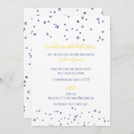 Twinkle Little Stars Baby Shower Invitaciones