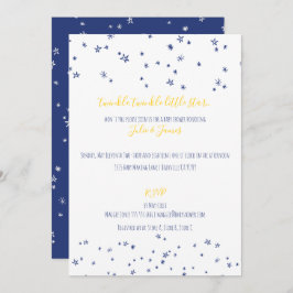 Twinkle Little Stars Baby Shower Invitaciones