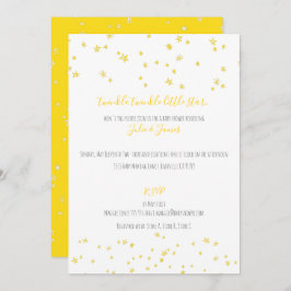 Twinkle Little Stars Baby Shower Invitaciones