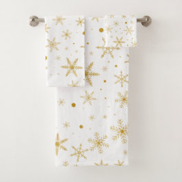 Twinkle Snowflake 3 -Oro y blanco-