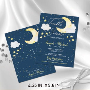 Twinkle Twinkle Budget Invitación de Baby Shower