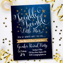 Twinkle Twinkle Invitación a la Estrella Pequeña