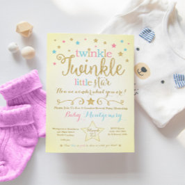Twinkle Twinkle Invitación a revelar género de est