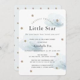 Twinkle Twinkle Invitación Baby Shower a Little St