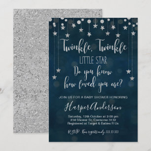 Twinkle Twinkle Invitación Baby Shower a Little St