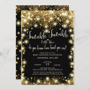 Twinkle Twinkle Invitación Baby Shower a Little St