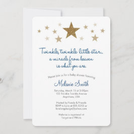 Twinkle Twinkle Invitación Baby Shower a Little St