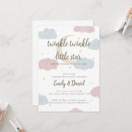 Twinkle Twinkle Invitación Baby Shower a Little St