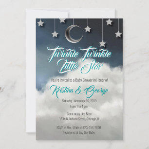 Twinkle Twinkle Invitación Baby Shower a Little St