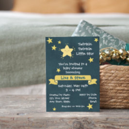Twinkle Twinkle Invitación Baby Shower a Little St