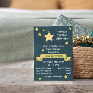 Twinkle Twinkle Invitación Baby Shower a Little St