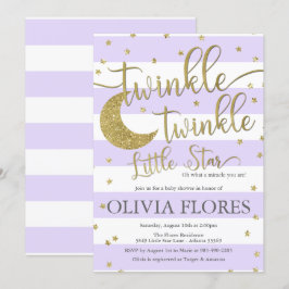 Twinkle Twinkle Invitación Baby Shower a Little St
