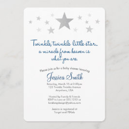 Twinkle Twinkle Invitación Baby Shower a Little St