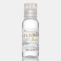 Twinkle Twinkle Little Star Gray Twin Baby Shower