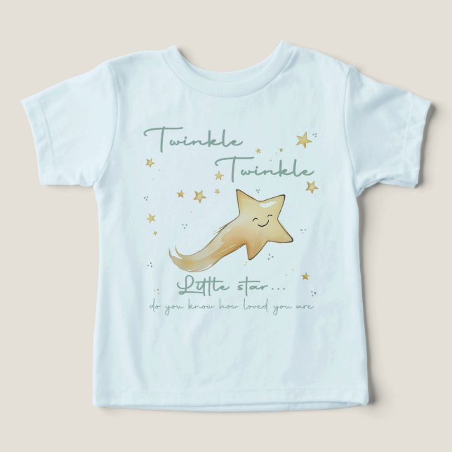 Twinkle Twinkle Pequeña Estrella Boho Personalismo (Diseño delantero )
