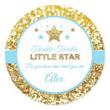 Twinkle twinkle pequeños pegatinas estrellas bebé