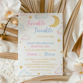 Twinkle Twinkle Stars Invitación a revelar género