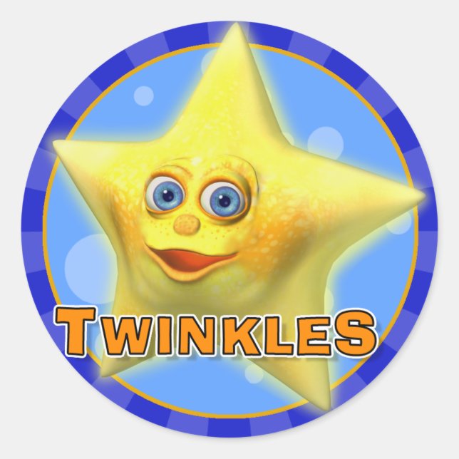 Twinkles a los Pegatinas de la Estrella Pequeña (Anverso)