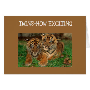 ****TWINS*** - CÓMO EMOCIONANTE TARJETA "NUEVOS PA