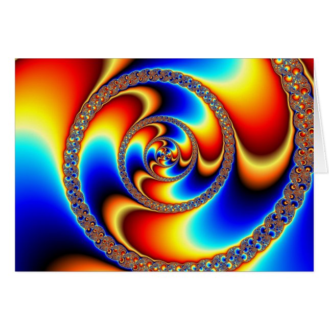 Twisted - Tarjeta Fractal (Anverso (Horizontal))