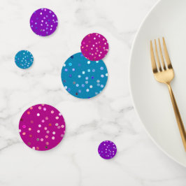 Twisty Polka Dot Spirals Tri-Color Confetti (BPP)