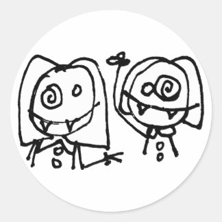 Twitared Just Heads Sm Pegatina