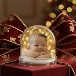 Two-Sided Customizable Snow Globe Snow Globe