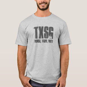 TXSG, honor, orgullo, camisa Deber-pinta