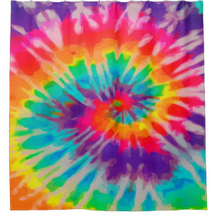 Tye-Dye-3 Cortina de ducha