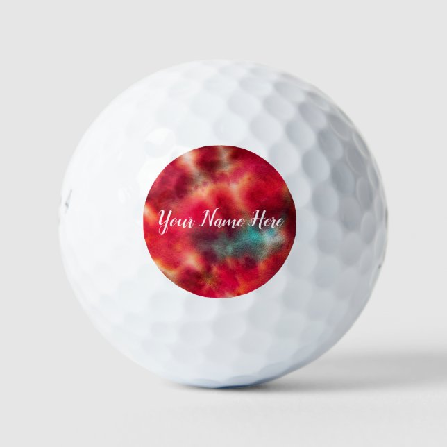 Tye Dye #4 Bolas de golf (Anverso)