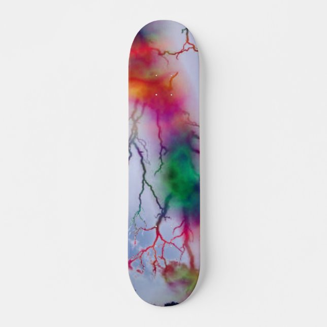 Tye Dye Lightning Skateboard (Anverso )