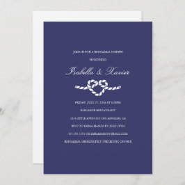 Tying the Knot | Invitación a la cena de ensayo