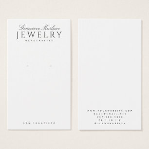 Typografía elegante para joyería