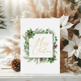 Typografía moderna Tarjeta de Relieve metalizado d