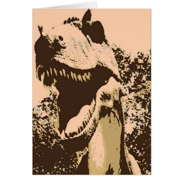 Tyrannosaurus Rex Pop Art (Frente)