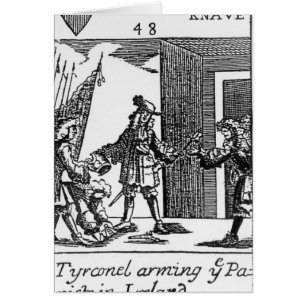 Tyrconnel que arma a los Papists en Irlanda