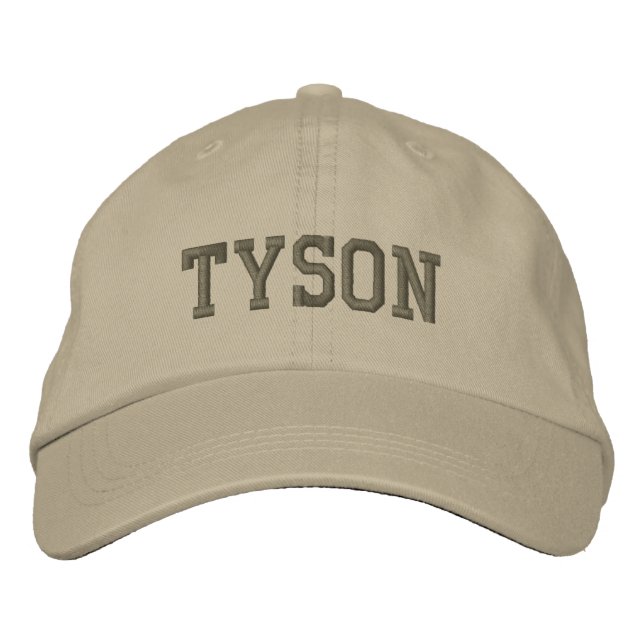 Tyson Name Embroidered Béisbol Cap / Gorra (Anverso)