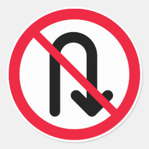 U Gira el Rótulo prohibido   Pegatinas de Ronda cl