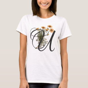 U inicial, camiseta antigua Ursinia