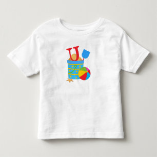 U inicial - Camiseta Toddler Fine Jersey